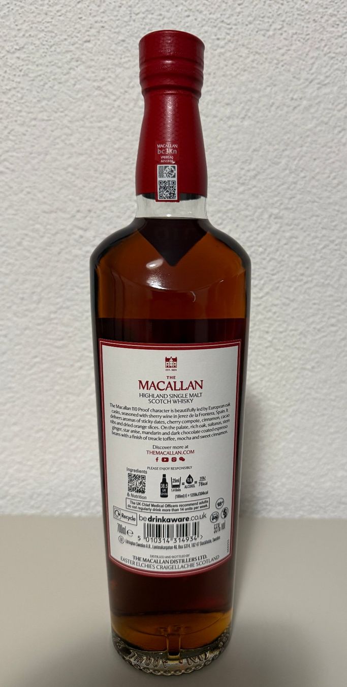 Macallan Spiritueux: Macallan 12 Years 110 Proof – Neuf avec emballage d'origine à Balsthal par Ritiki 2