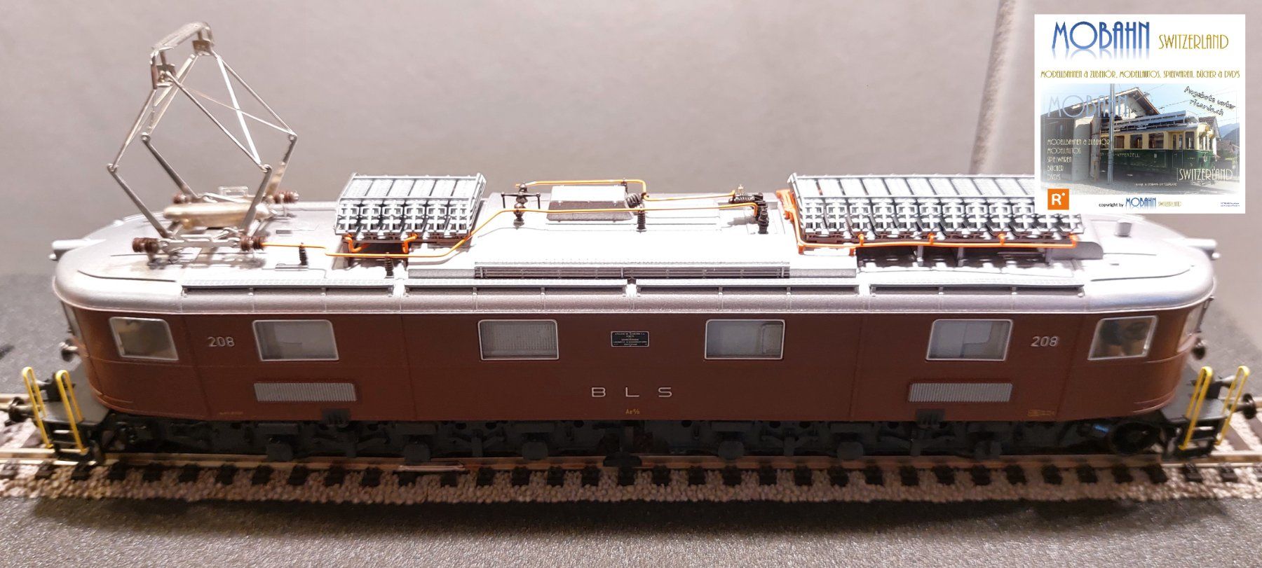 Roco Modelleisenbahnen: Roco 43710 - Ae 6/8 208 der BLS - mit DSS – Neu und originalverpackt aus Rotkreuz von MOBAHN-1zu87 2