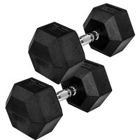 MOVIT Hexagon Rubber Hanteln 2 x 27.5 Kg