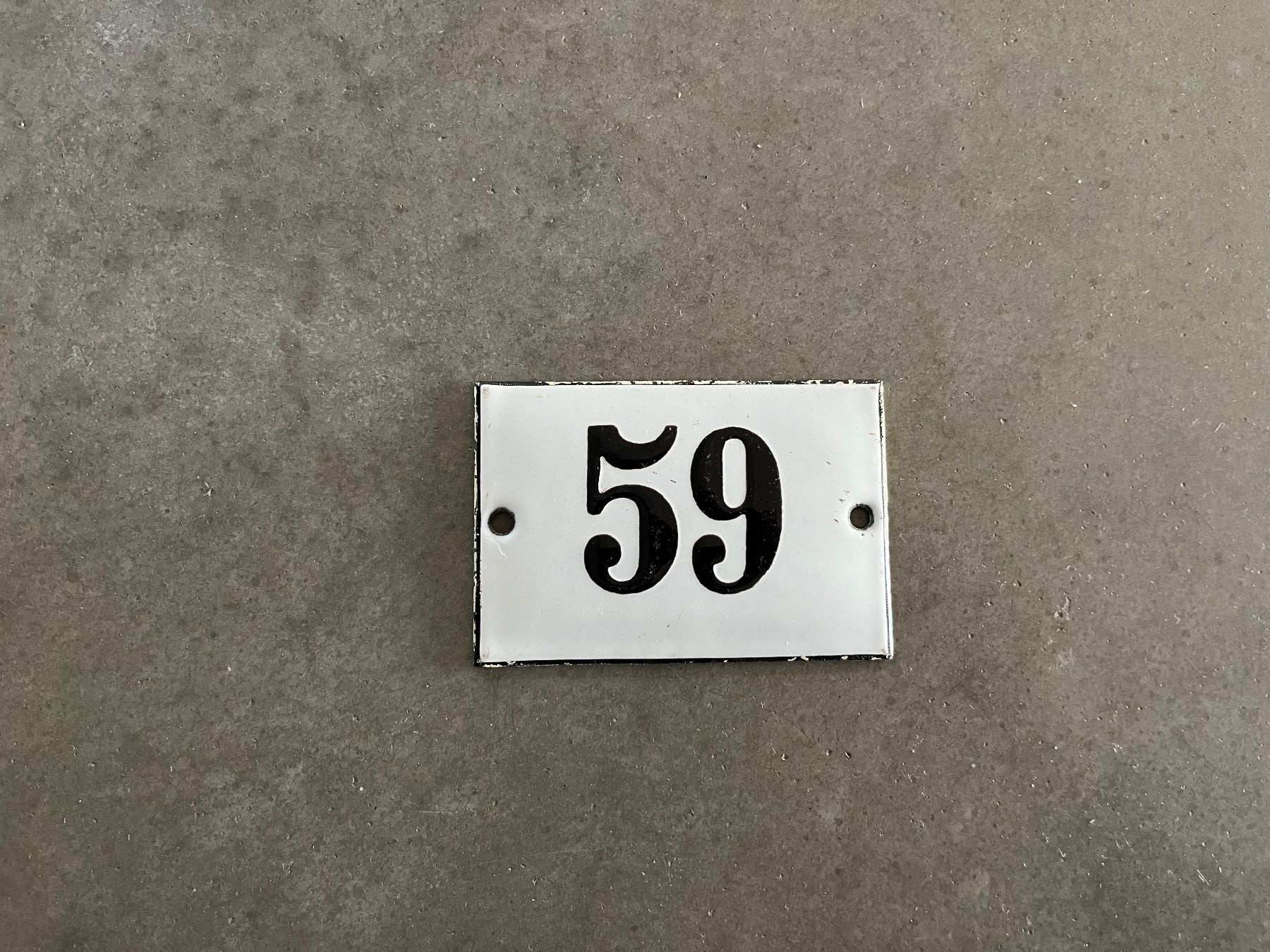 Insegne: Altes Emailschild 59 – Usato da Steffisburg venduto da Reitschel5