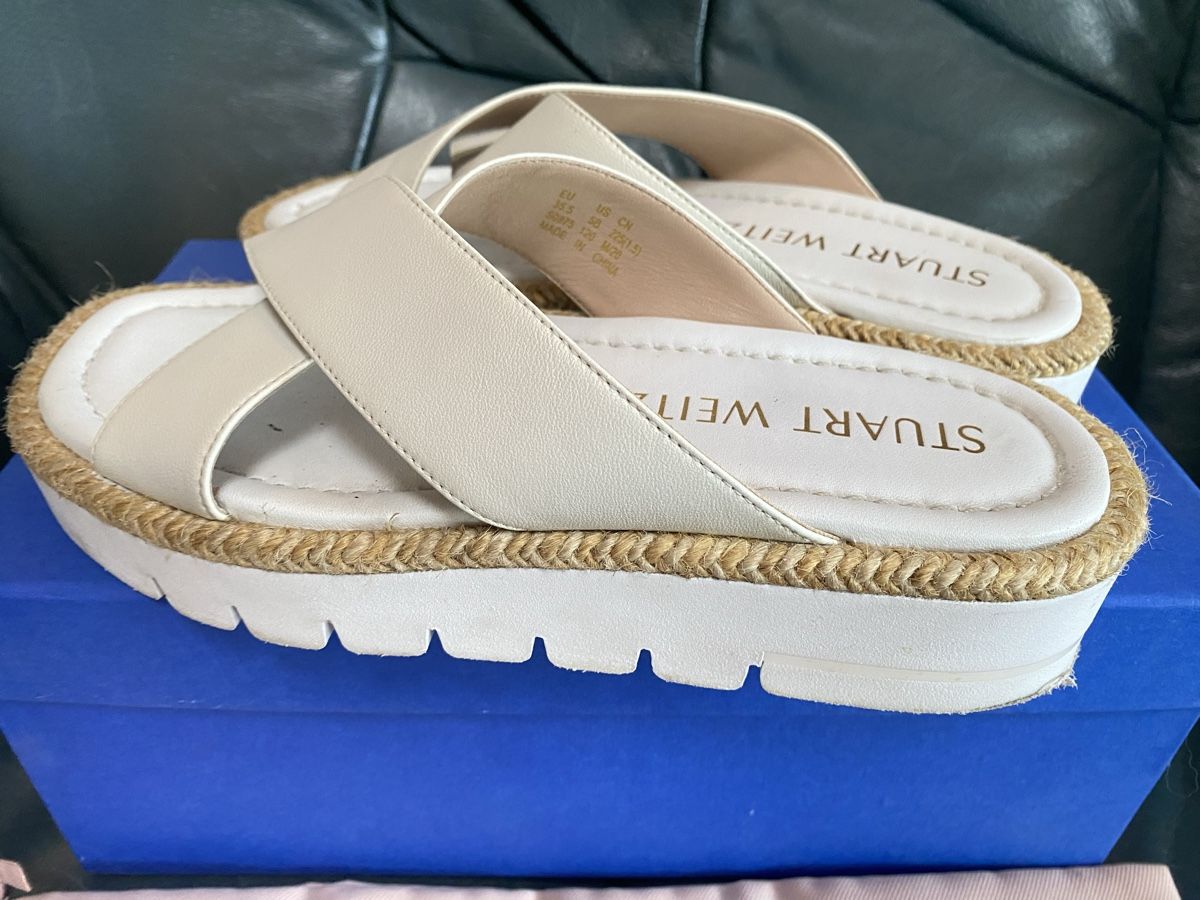 Stuart Weitzman Scarpe da donna: Stuart Weitzman Roza Lift Slide – Usato da Denges venduto da Tine88 3