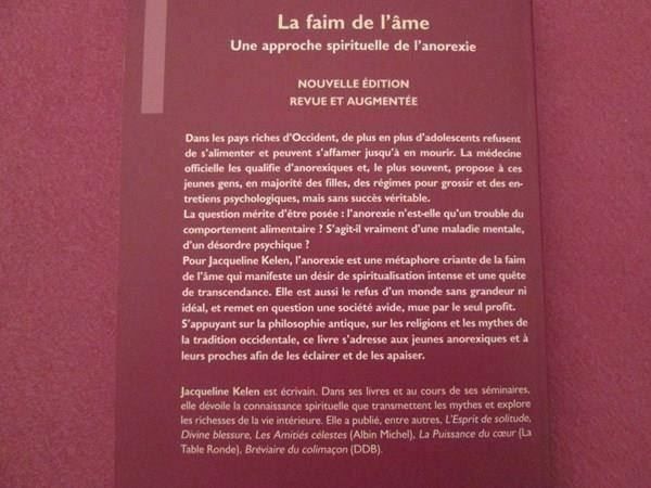 Libri: La faim de l'âme – Usato da Neuchâtel venduto da Dualseele 3