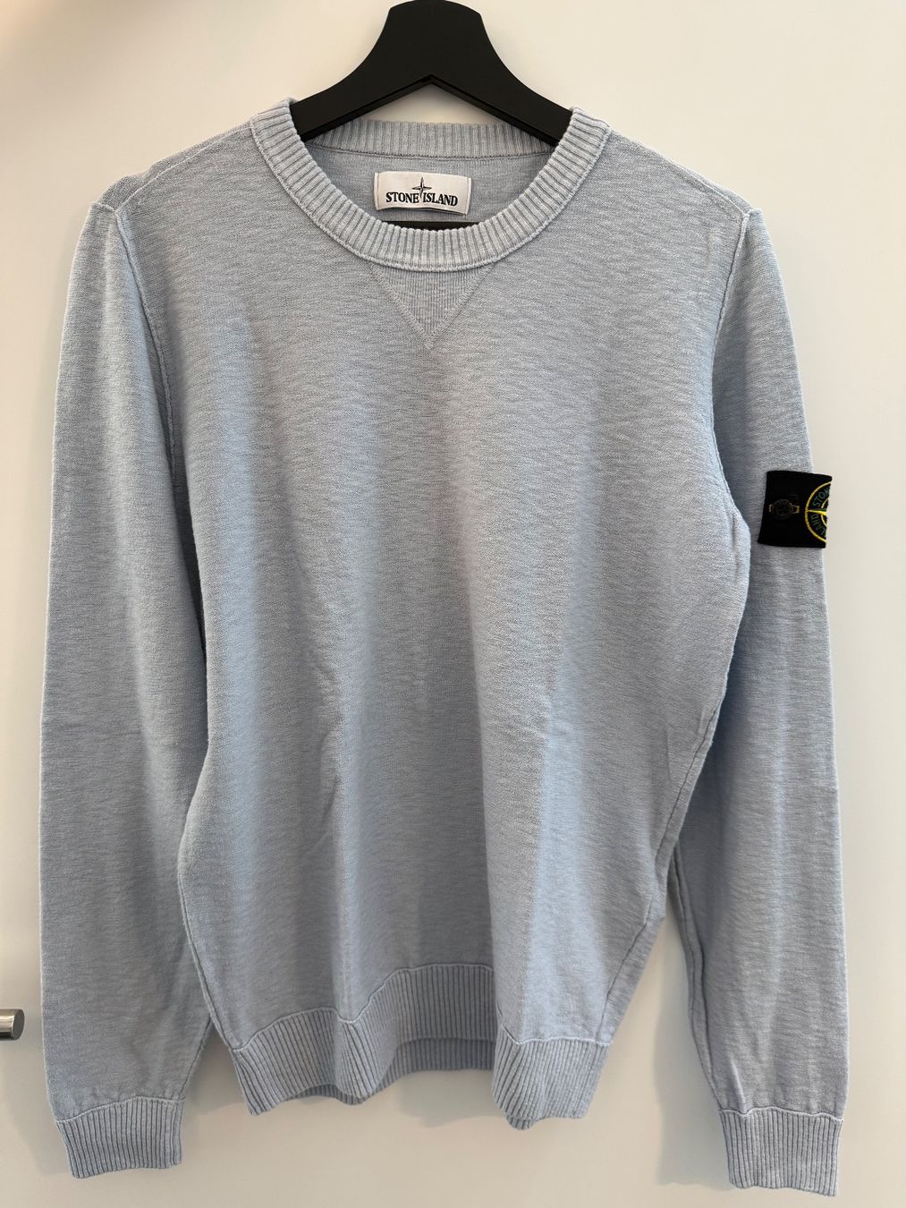 Stone Island Maglioni & Felpe: Stone Island Pullover hellblau Grösse S guter Zustand – Usato da Illnau venduto da Bigmama14