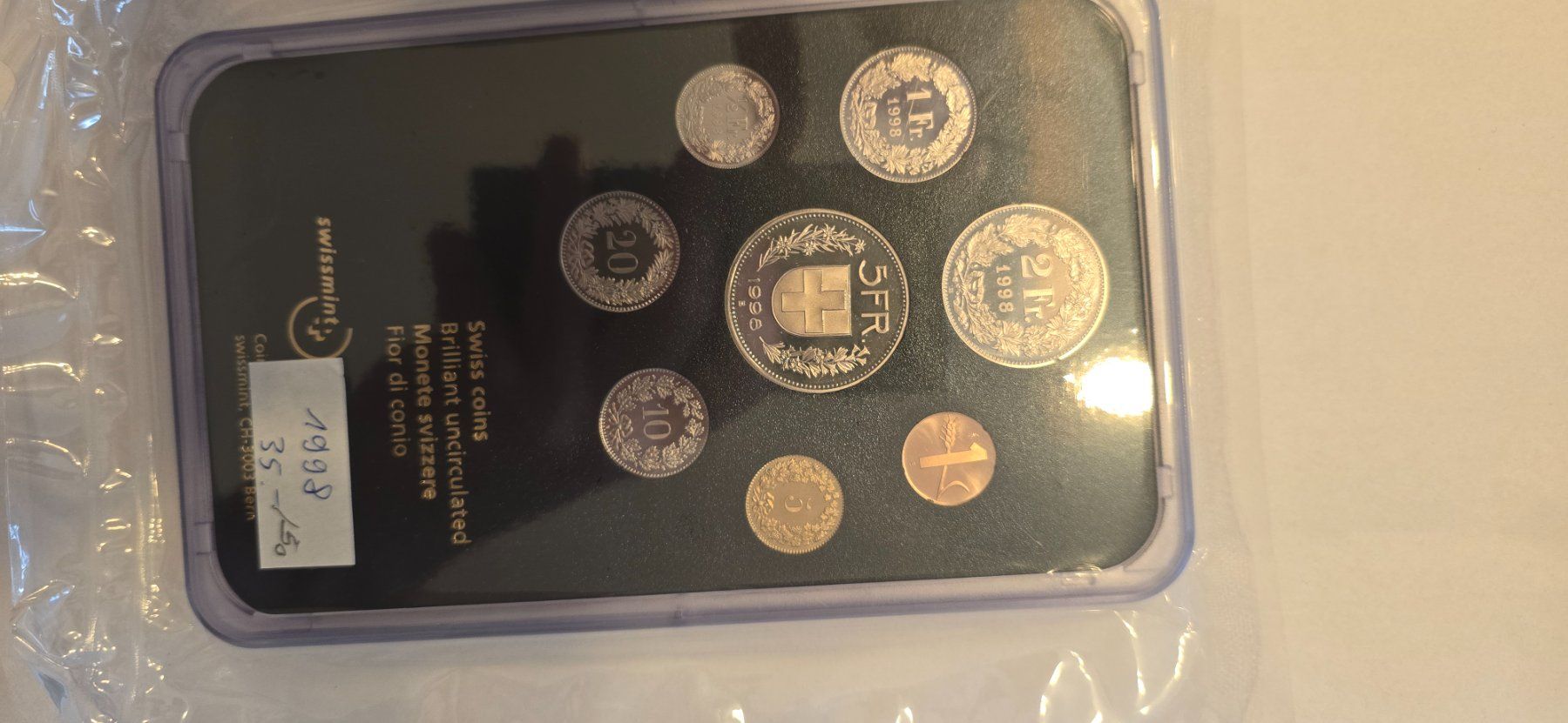 Tutti le monete: Pieces Fleur de coin 1998 – Nuovo e nell'imballaggio originale da Fribourg venduto da yan_z5fr