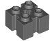 Lego Giocattoli: Lego Dark Bluish Gray Brick, Modified 2 x 2 24 Stück – Nuovo (secondo la descrizione) da Weingarten-Kalthäusern venduto da McGmavlo