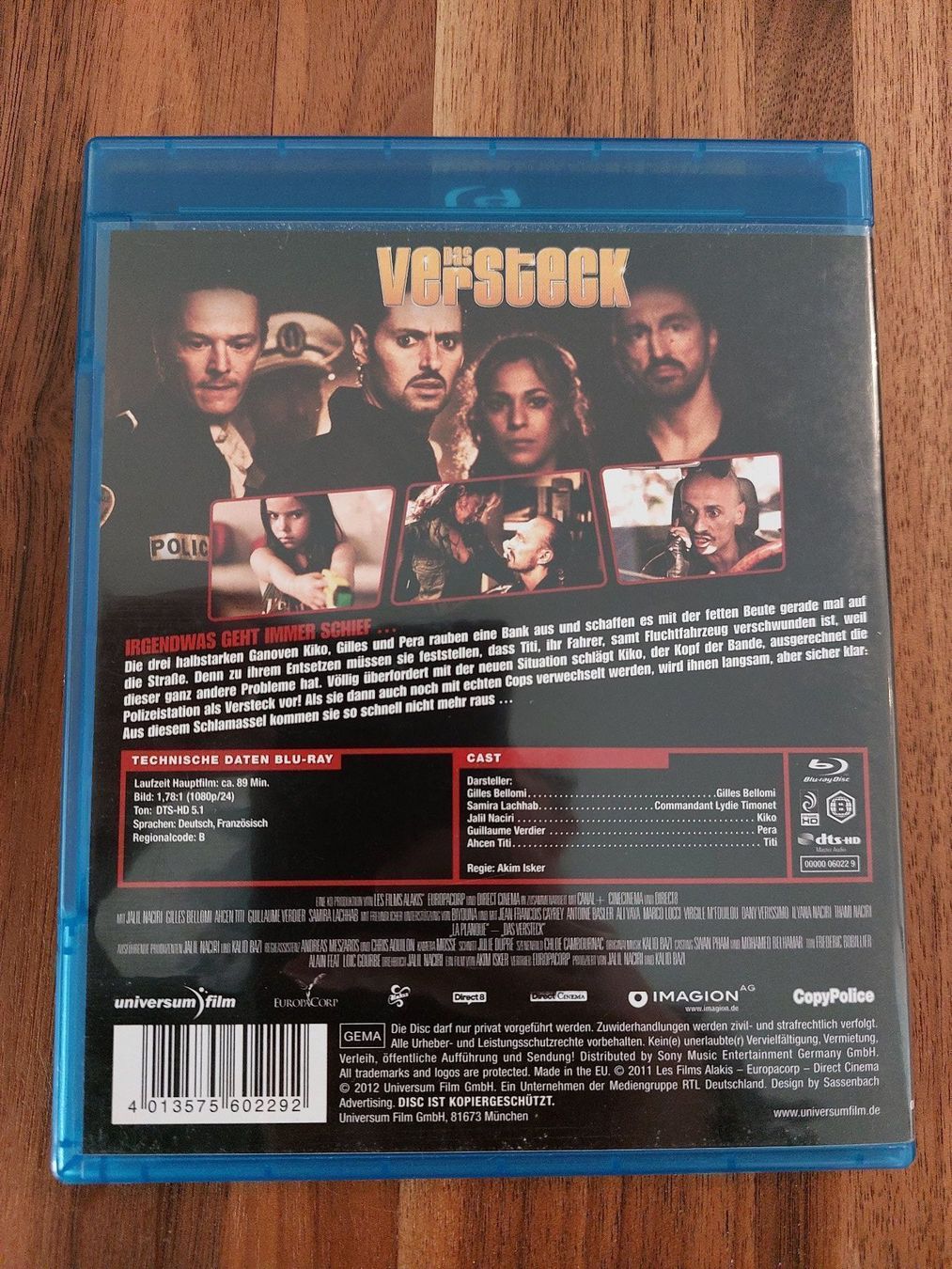 Tutti i DVDs: Blu Ray - Das Versteck / La planque – Usato da Rheinfelden venduto da FilmAuktion 1