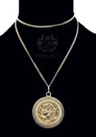 HALSKETTE MIT ANHÄNGER 18K GOLD, VRENELI FR.20.--  AUS 1915