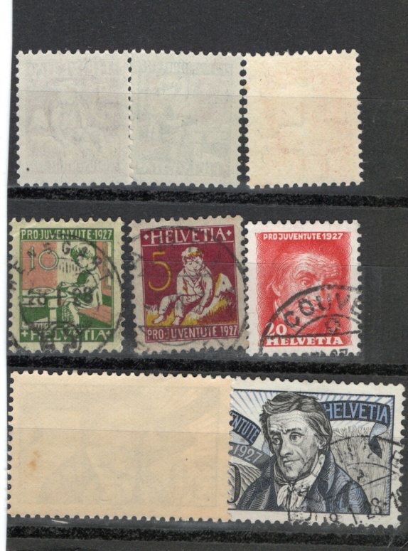 Tutti i francobolli: 02c PJ 1927 Pestalozzi – Usato da BREGANZONA venduto da adelio8 1