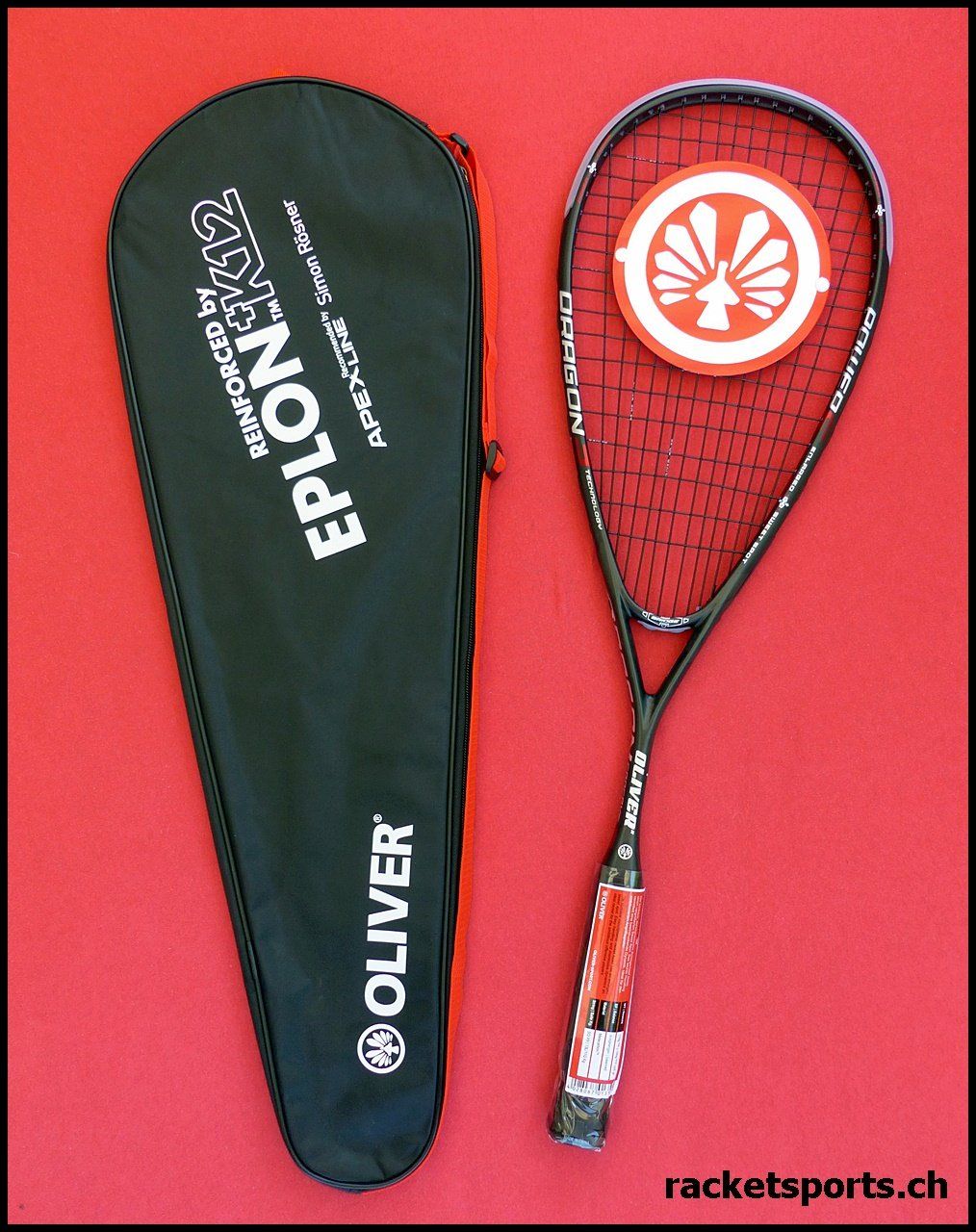 Schläger: OLIVER DRAGON 3 / ÄUSSERST BELIEBTES SQUASHRACKET – Neu und originalverpackt aus Villnachern von racketsports