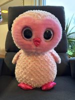 Peluche Ty Beanie Boo's Hibou rose - parfait cadeau!