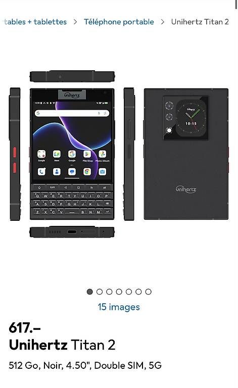 Telefoni cellulari / Smartphones: Unihertz Titan 2  Comme neuf – Nuovo (secondo la descrizione) da Corsier-Sur-vevey venduto da Admrdo