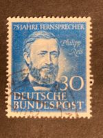 BRD 1952 Philipp Reis 75 J Telefon in Deutschland gestempelt