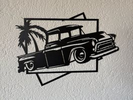 Auto Silhouette Metall Chevrolet Pick-Up
