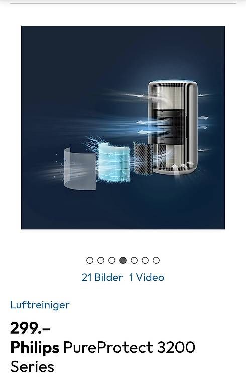 Philips Luftreiniger: Philips PureProtect 3200 - Luftreiniger – Gebraucht aus Bern von MapleBrini14 2