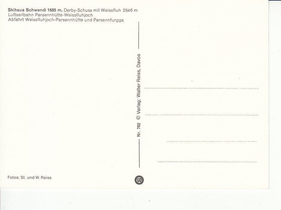 Cartoline postali: Davos 9 um 1995 – Usato da Bürglen TG venduto da StampGraf 1