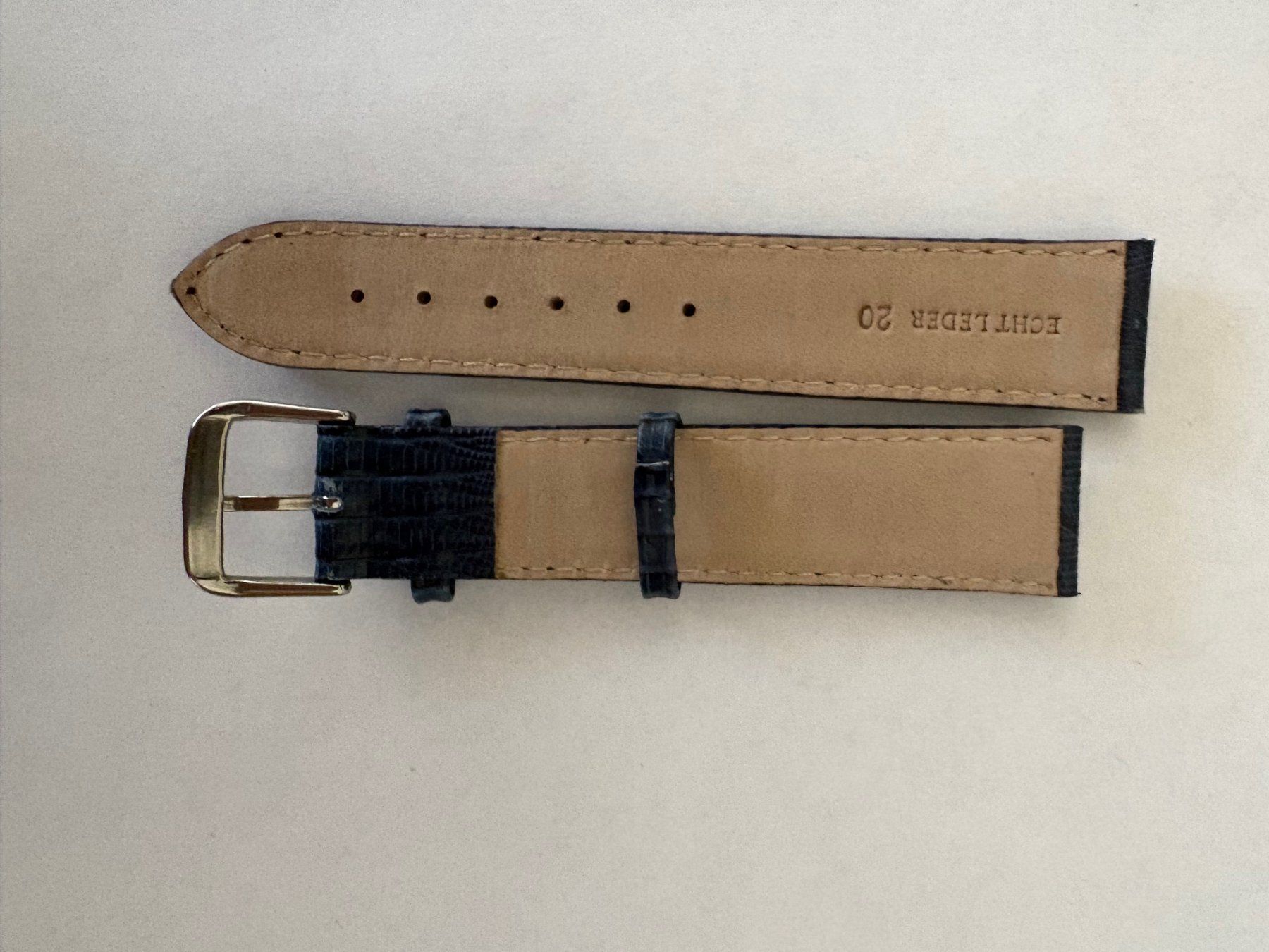 Bracciali & Braccialetti: Neu echte leder urharmband 20mm – Nuovo (secondo la descrizione) da Winterthur venduto da UncleMikha-el 3