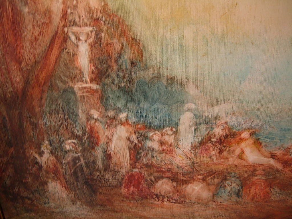 Gemälde: Constantin Ganesco(Bukarest 1864)-Baccanale – Gebraucht aus Luzern von Lucernauno 3