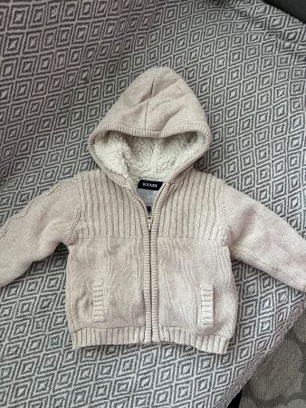 KIABI DICKE FELL/STRICKJACKE GR 80