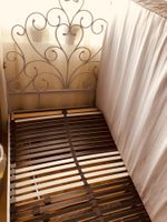 Metallbett mit Lattenrost, Einzelbett