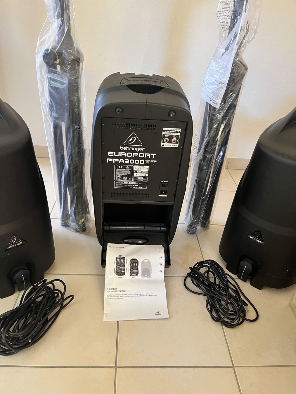 Behringer Casse acustiche: Enceintes Behringer PPA2000BT + Trépieds offerts – Nuovo (secondo la descrizione) da Reconvilier venduto da alp_2zrn 1
