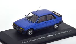 Renault 11 Turbo 5-Türer 1984-1986 dunkelblau met. / schwarz