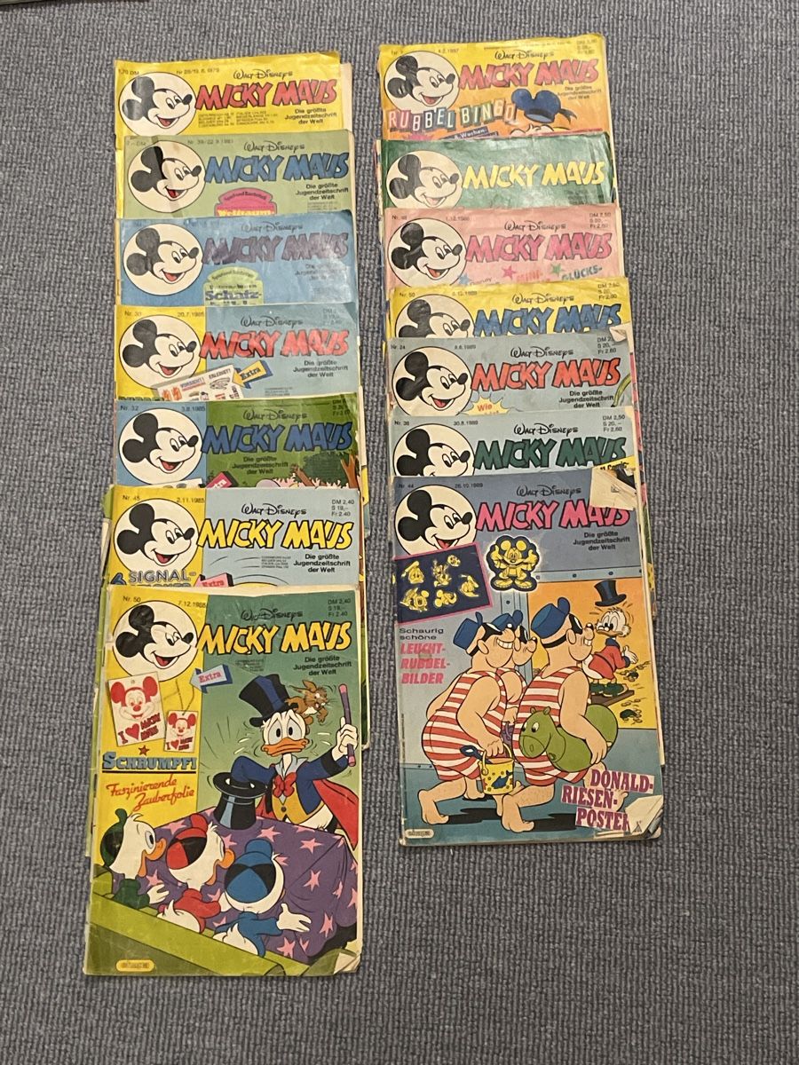 Fumetti: Micky Maus Comics 1979-1989 – Usato da Wettswil venduto da Chlaettermus