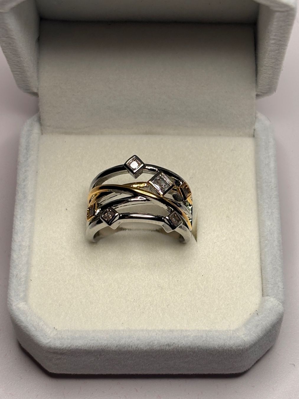 Anelli: Bague entrelacée brillants ✨ – Nuovo (secondo la descrizione) da Lausanne venduto da mel2dreams 4