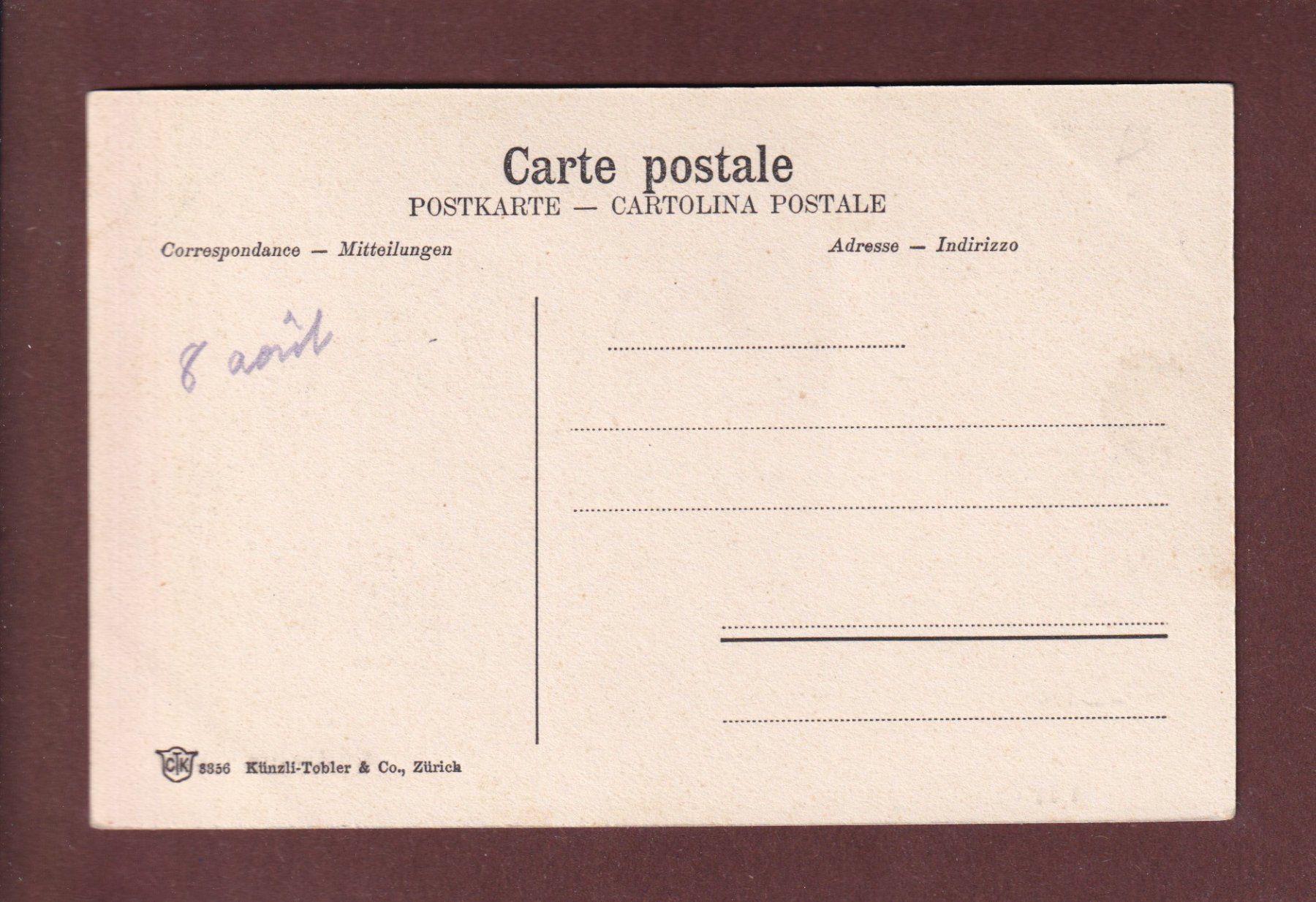 Cartes postales: SCHAFFHAUSEN - Munot - 1907 – D'occasion à Pully par nicecards-shop 1