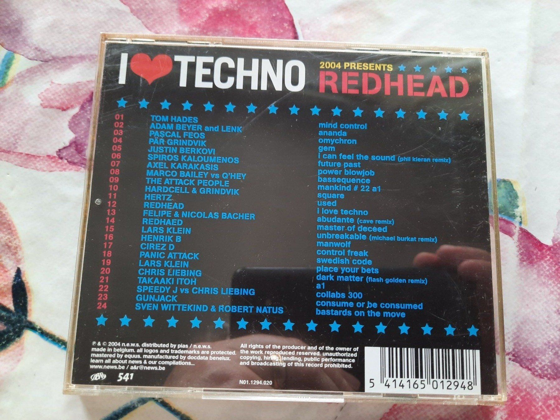 CD: CD I Love techno 2004 presents Redhead – Usato da Pully venduto da bro_n52j 1
