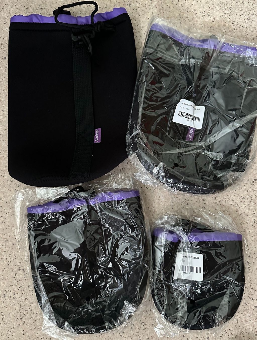 Borse: Kamera objektiv Tasche Neopren Soft 4 Stück – Nuovo (secondo la descrizione) da Nidau venduto da EXP40