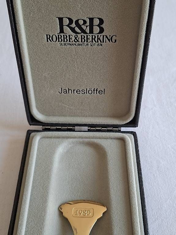 Cucchiai: Robbe & Berking Jahreslöffel 1985 – Usato da Wabern venduto da amo_pp26 1