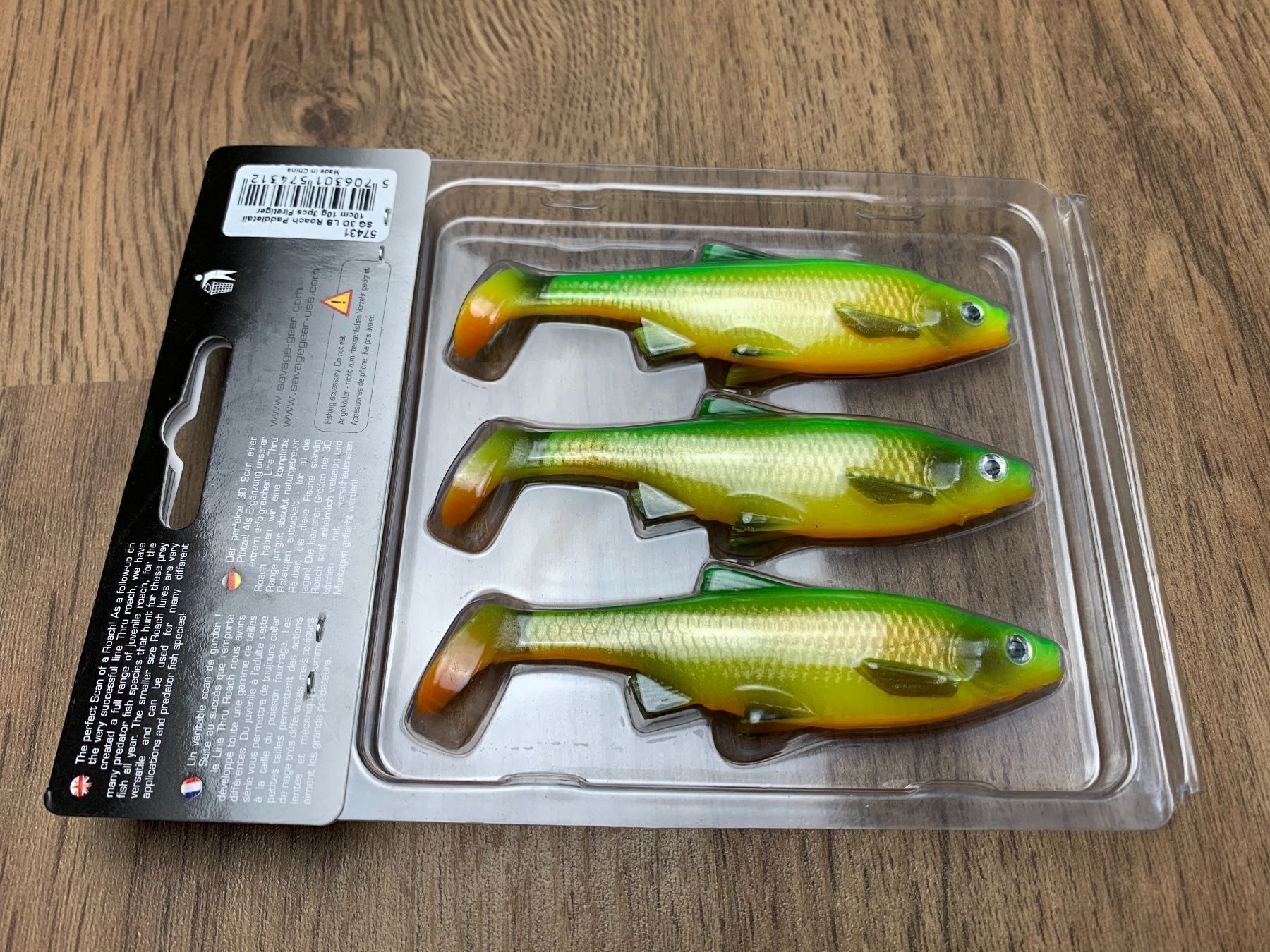 Savage Gear Köder: Savage Gear Firetiger Gummiköder 10cm – Gebraucht aus Hallau von R.R.91 1