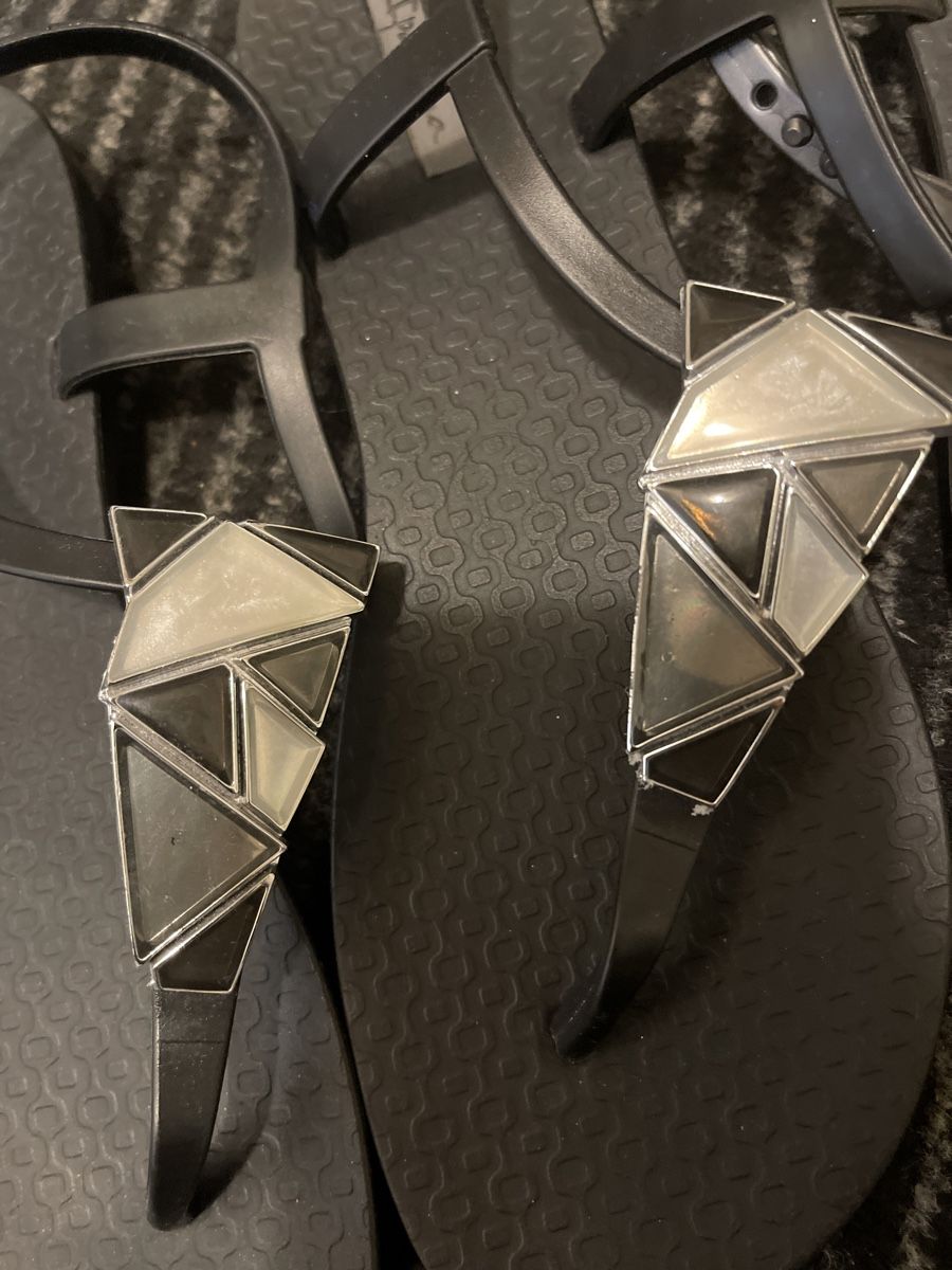 Damenschuhe: 2paar Zehensandalen schwarz gr 38 – Gebraucht aus Bad Zurzach von Cuore34 1