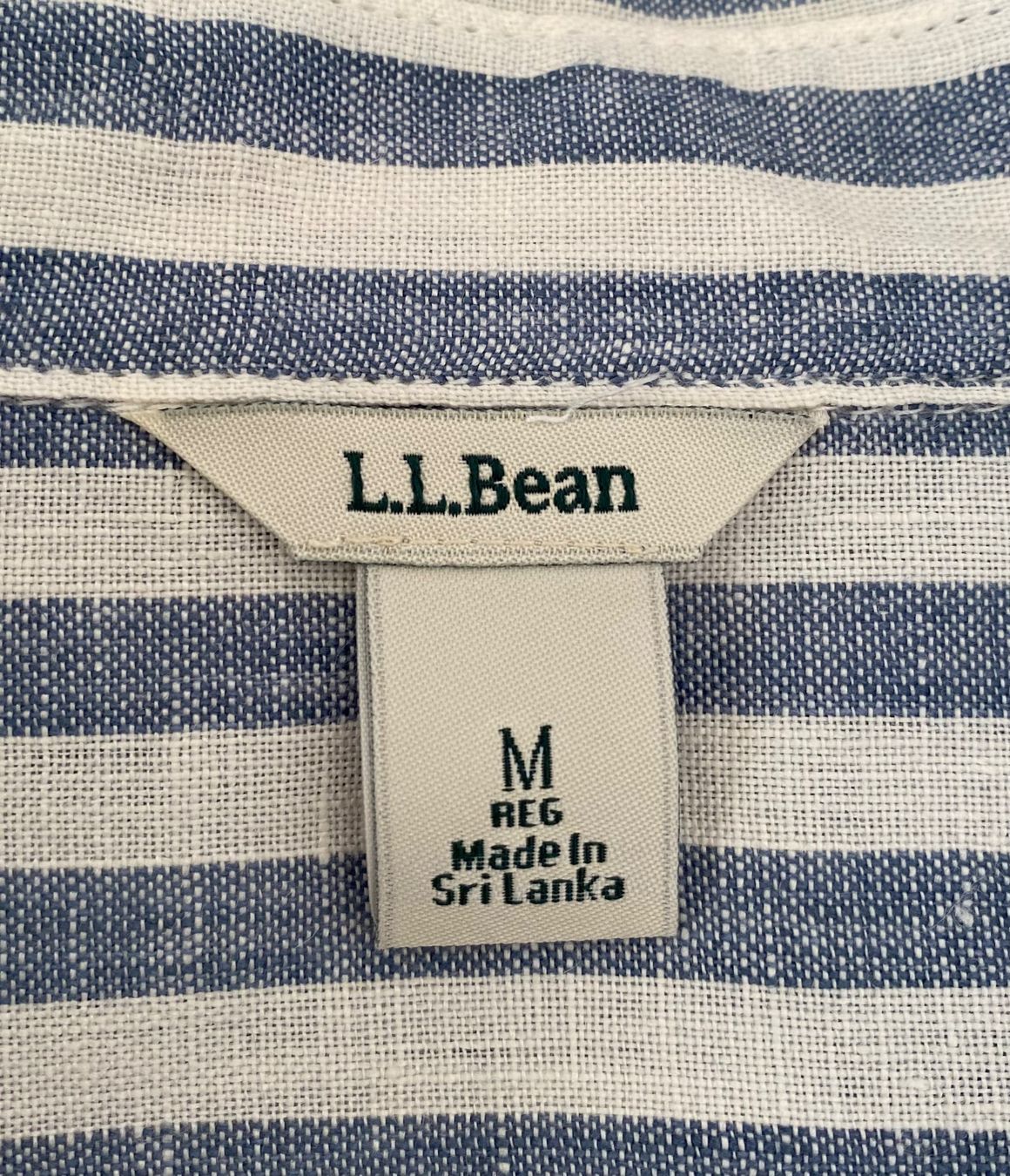 Camicette: L.L.Bean Hemdbluse aus Leinen Grösse M – Usato da Oberwil BL venduto da Leni-Mischi 3
