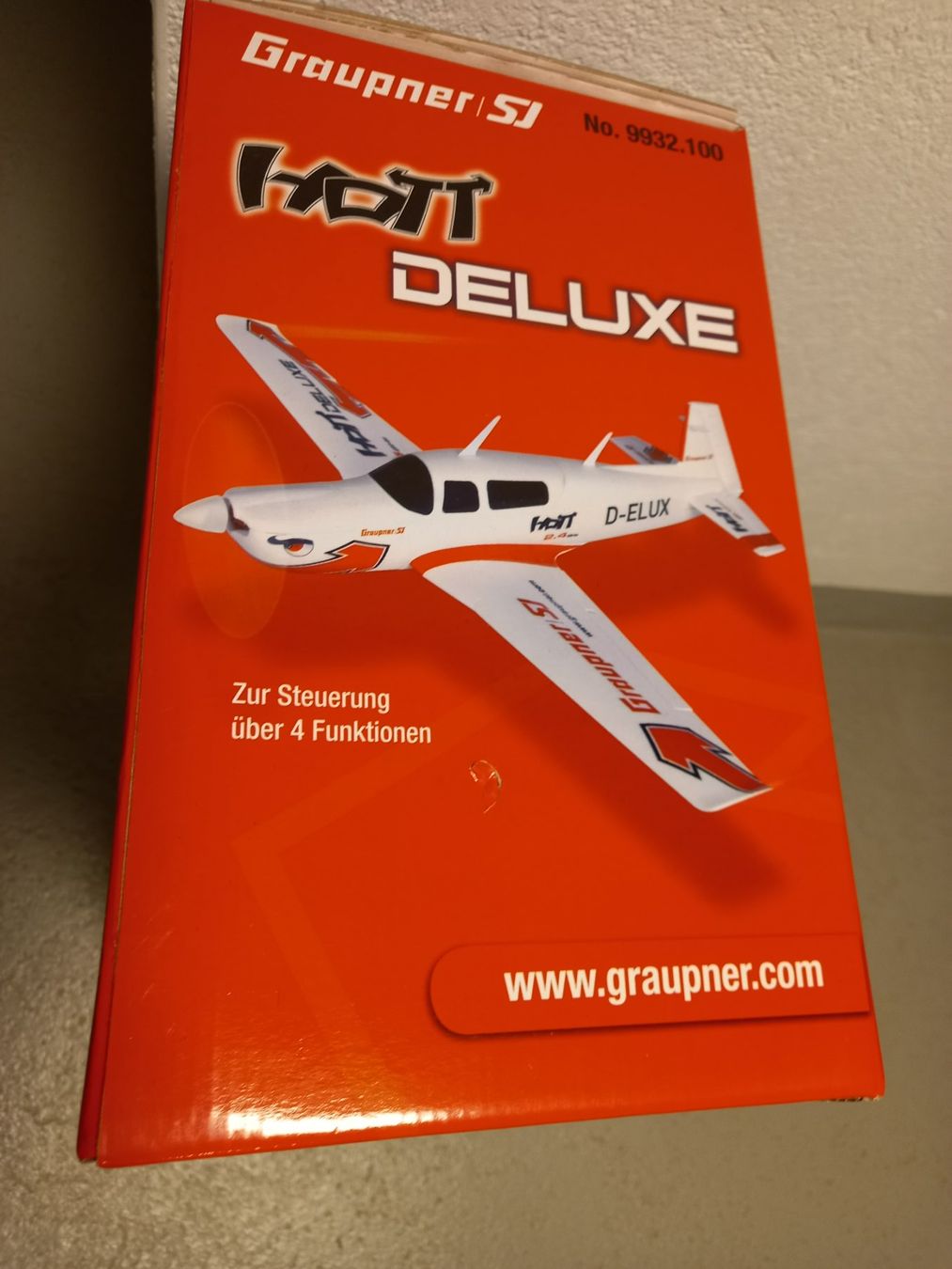 Graupner Modellismo RC: Elektromotormodell Graupner Hott Deluxe – Nuovo e nell'imballaggio originale da Spiez venduto da Harrier 1