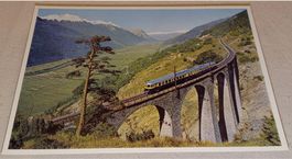 Historische AK DOPPELTRIEBWAGEN BLAUER PFEIL LÖTSCHBERGBAHN