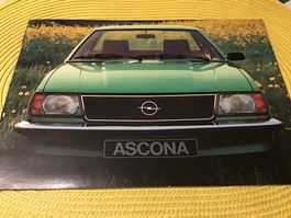 Opel Ascona B Verkaufsprospekt 16 Seiten November 1977
