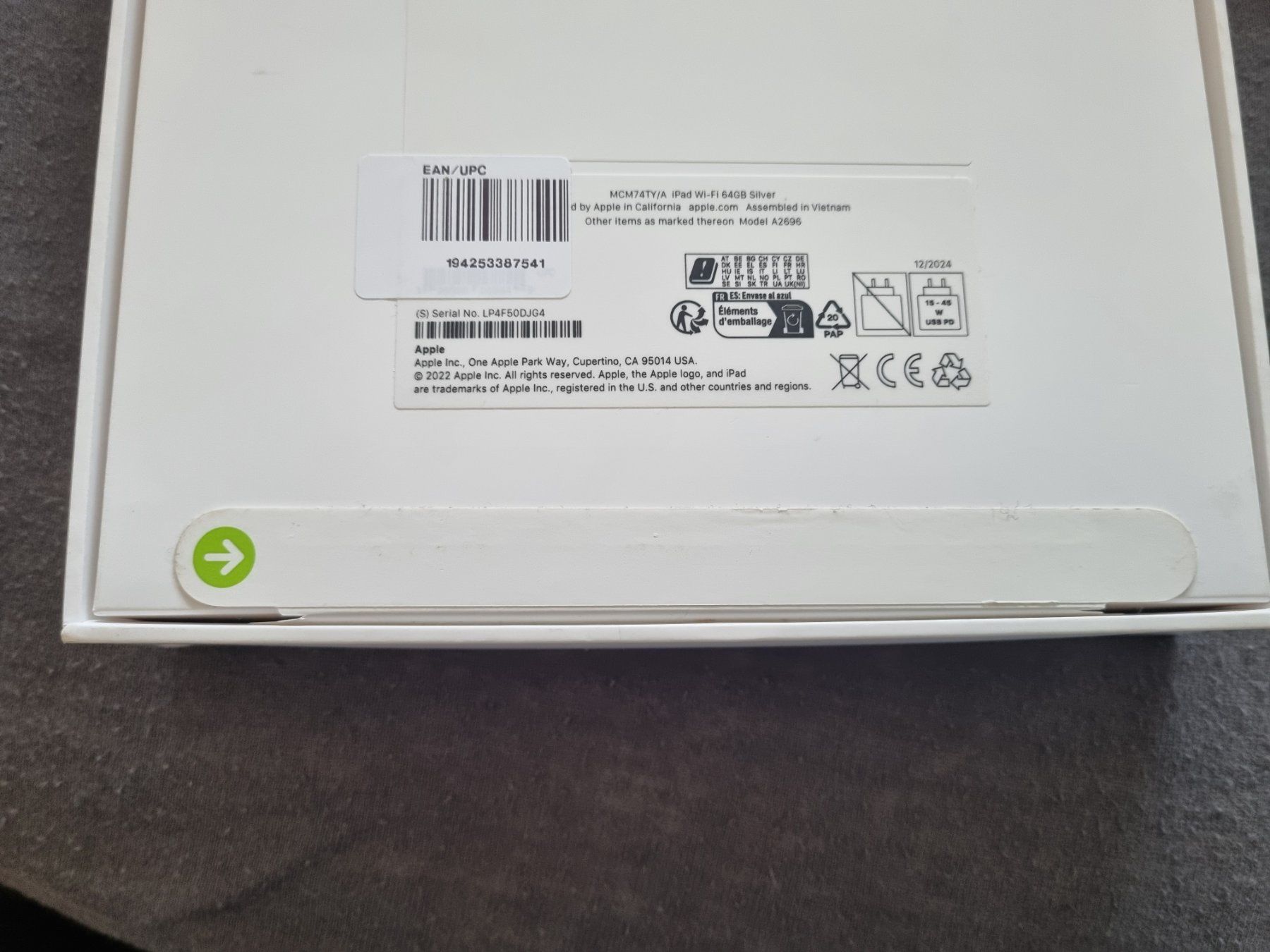 Apple Tablet PC: Apple iPad 2022 – Gebraucht aus Aarau von RoAnRoMa 3