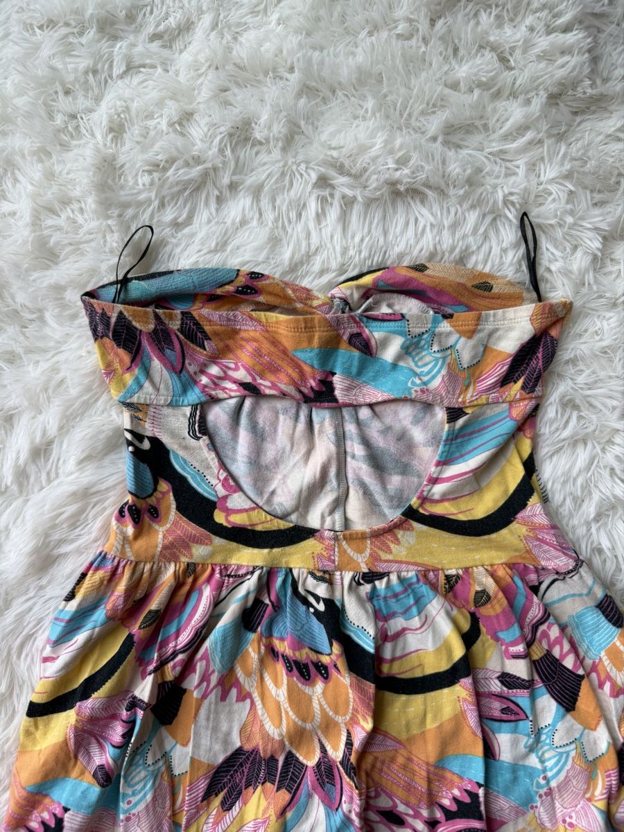 H&M Kleider: Robe bustier H&M imprimé fleuri taille 38  – Gebraucht aus Lausanne von mau_6tnl 3