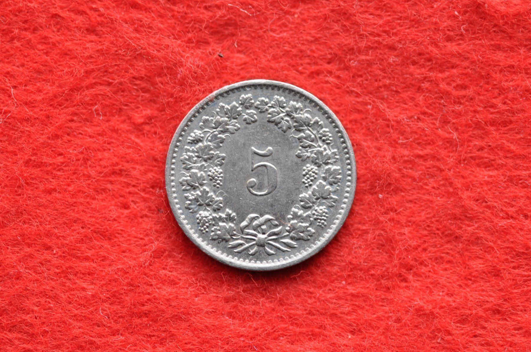 Tutti le monete: 5 rappen 1970 – Usato da Laupen BE venduto da Gufi57 1
