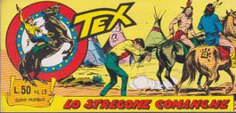 Italian comic strip TEX SERIE PUEBLO # 19 year 1965 LO STREG