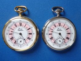 Taschenuhr, Paar "Gold und Silber, mechanisch