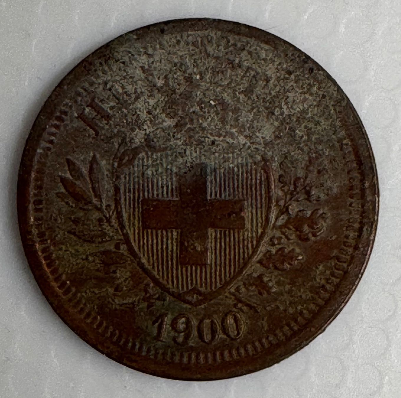 Alle Münzen: 1 Rappen 1900 S bis SS – Gebraucht aus Andwil SG von Ariisa1234