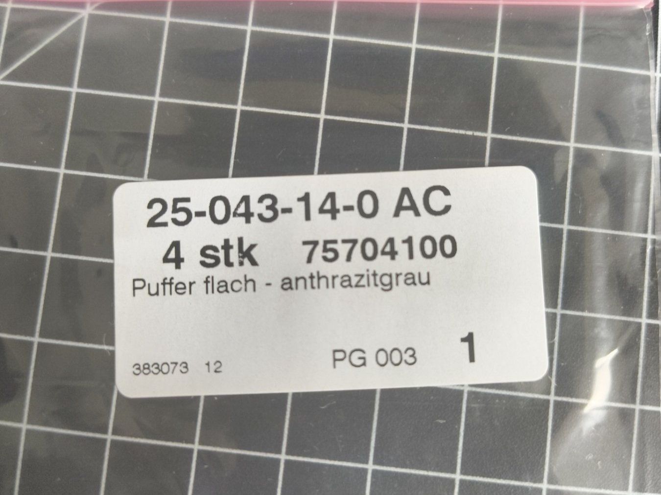 Fleischmann Modellini di ferrovie: Fleischmann 75704100 Puffer flach – Nuovo e nell'imballaggio originale da Baar venduto da 82felice