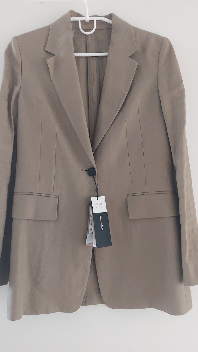 Massimo Dutti Giacche: Massimo Dutti Leinen Blazer Gr. 36 Neu mit Etikett – Usato da Winterthur venduto da ann_7lxx