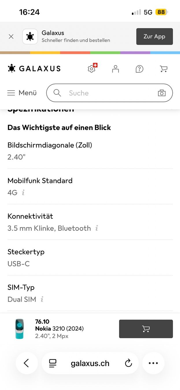Nokia Handys / Smartphones: Nokia Handy 3210, neu – Neu (gemäss Beschreibung) aus Zürich von thetschi 4