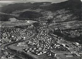 Adliswil ZH Flugaufnahme Nr.1702 , 1958
