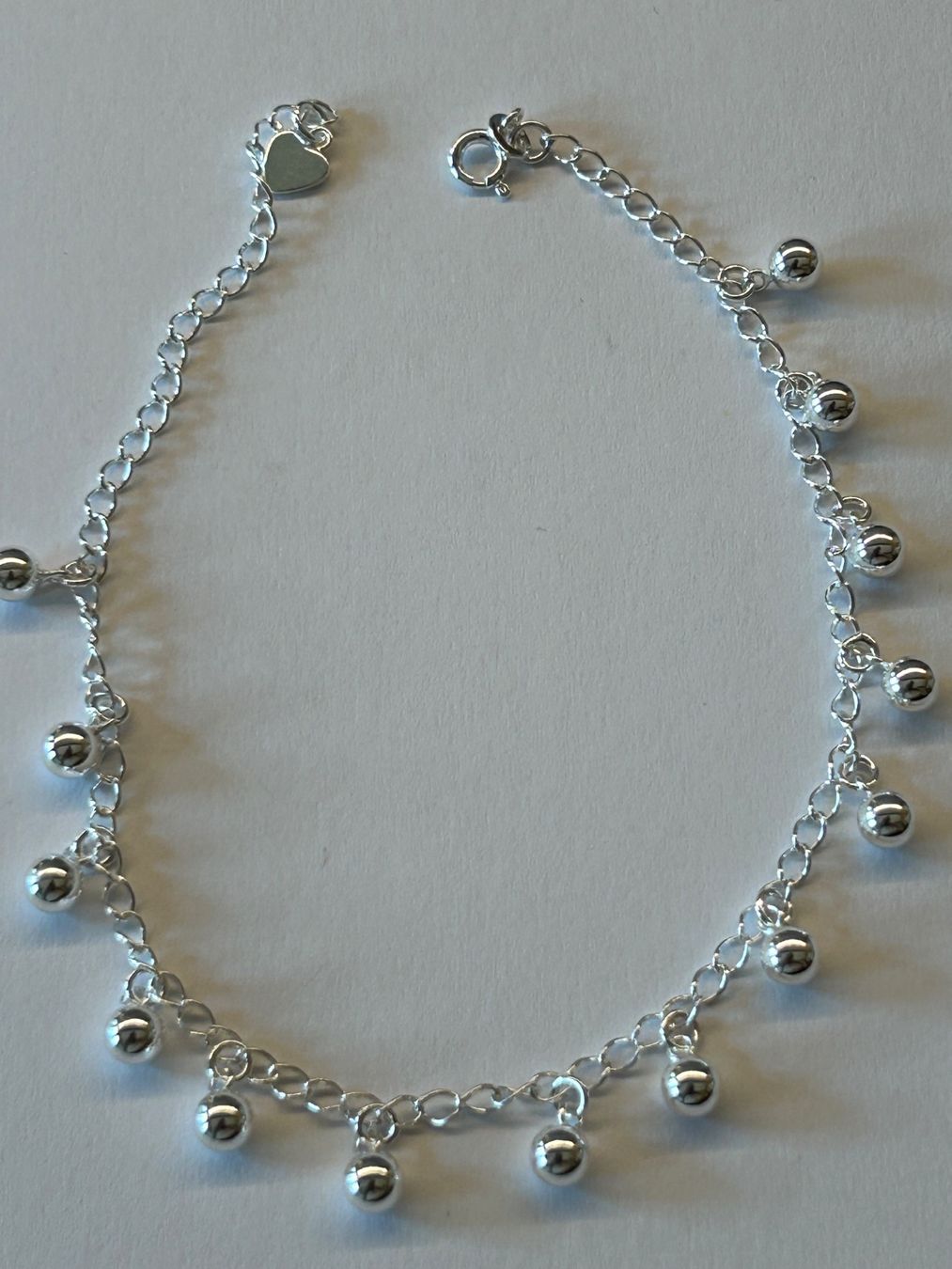 Catenine: Fusskettchen aus Sterling Silber – Nuovo e nell'imballaggio originale da Innertkirchen venduto da Glatthard-Interior