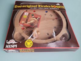 Original Mespi Tiroler Roulette Spiel mit Holzbrett...