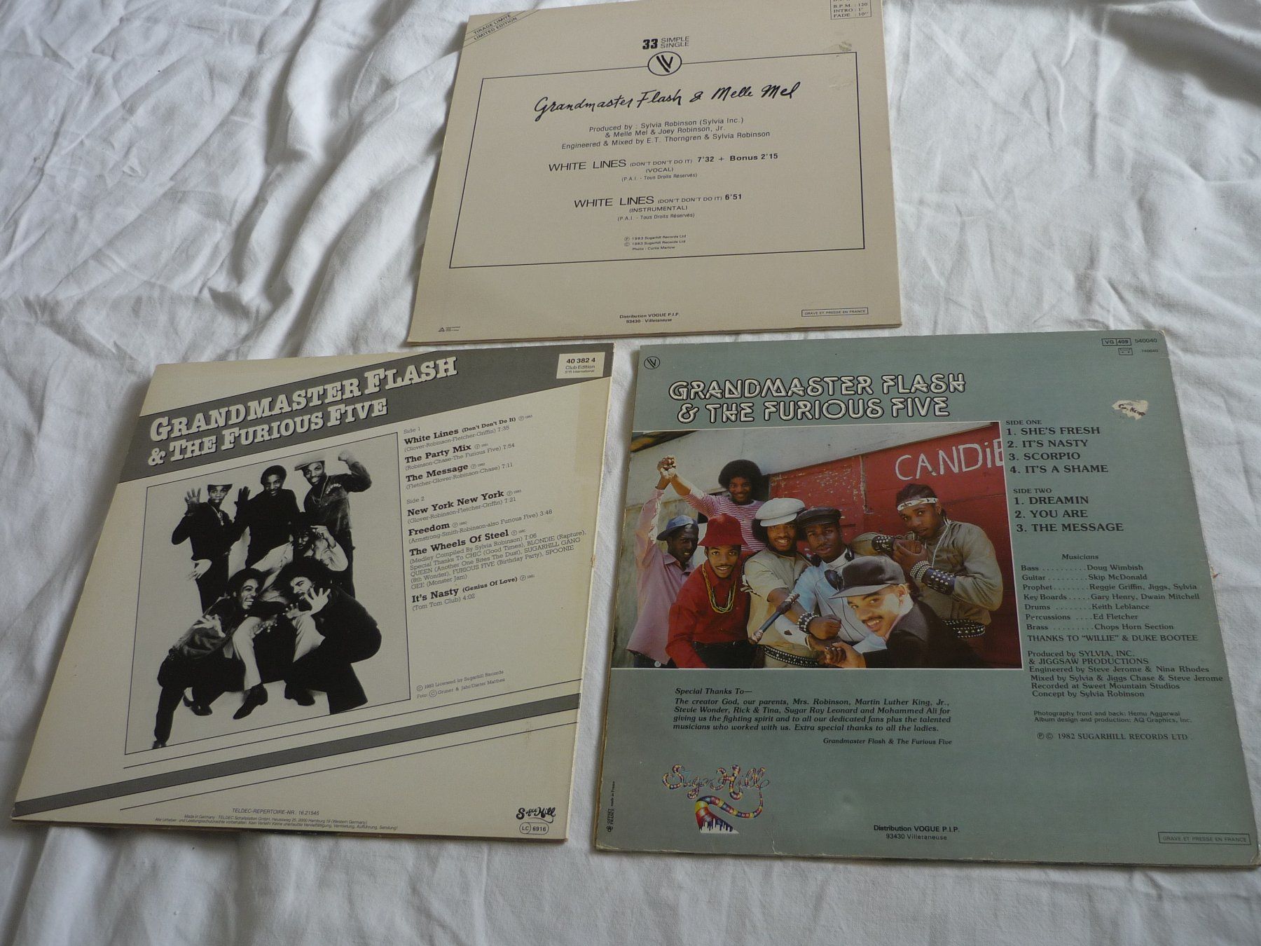 Dischi in vinile: 3x 12" Schallplatten - Grandmaster Flash - Top Sammlung – Usato da Beringen venduto da zzRegal 1